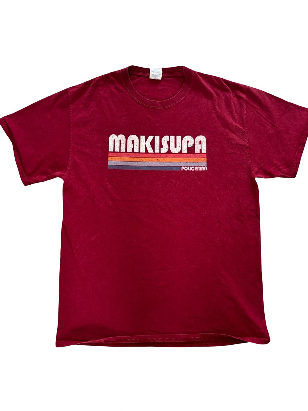 Phish Makisupa Policeman  - Men's Red Short Sleeve  Tee
